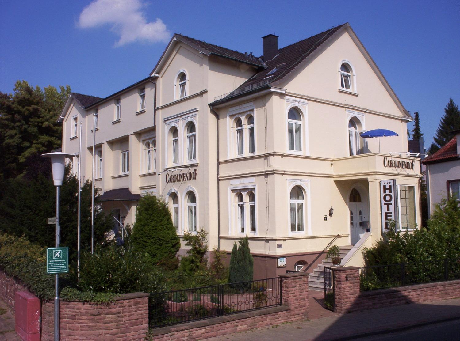 Hotel Carolinenhof Bad Pyrmont Exterior foto